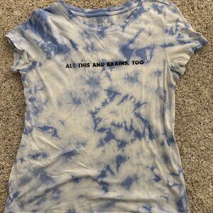 Tie dye graphic tee